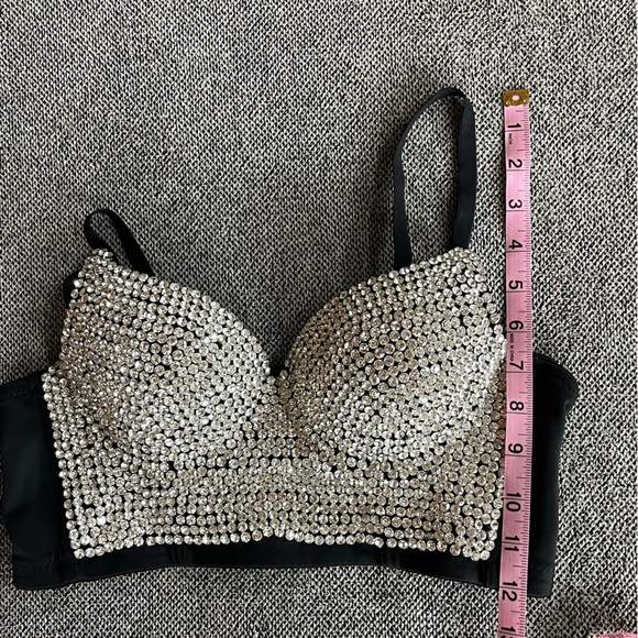 Sparkling Rhinestone Bra - Picture 7 of 8